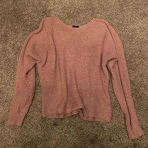 Dusty rose (pink) cozy sweater